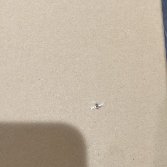 Jessica Simpson marble knit puff hat and pop top gloves - Picture 5 of 6